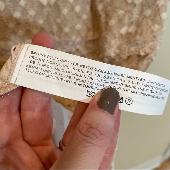 J.O.A. Lace Short Sleeve Blush Mini Dress - Picture 14 of 14